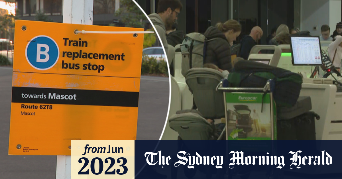Video Delays for Sydney Airport trains